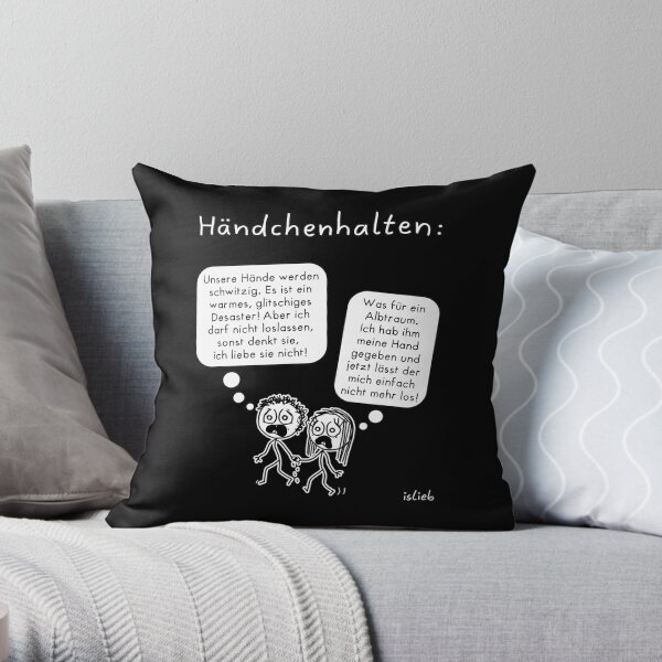 Haendchenhalten Dekokissen