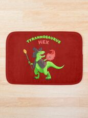 T Hex - Red Bath Mat