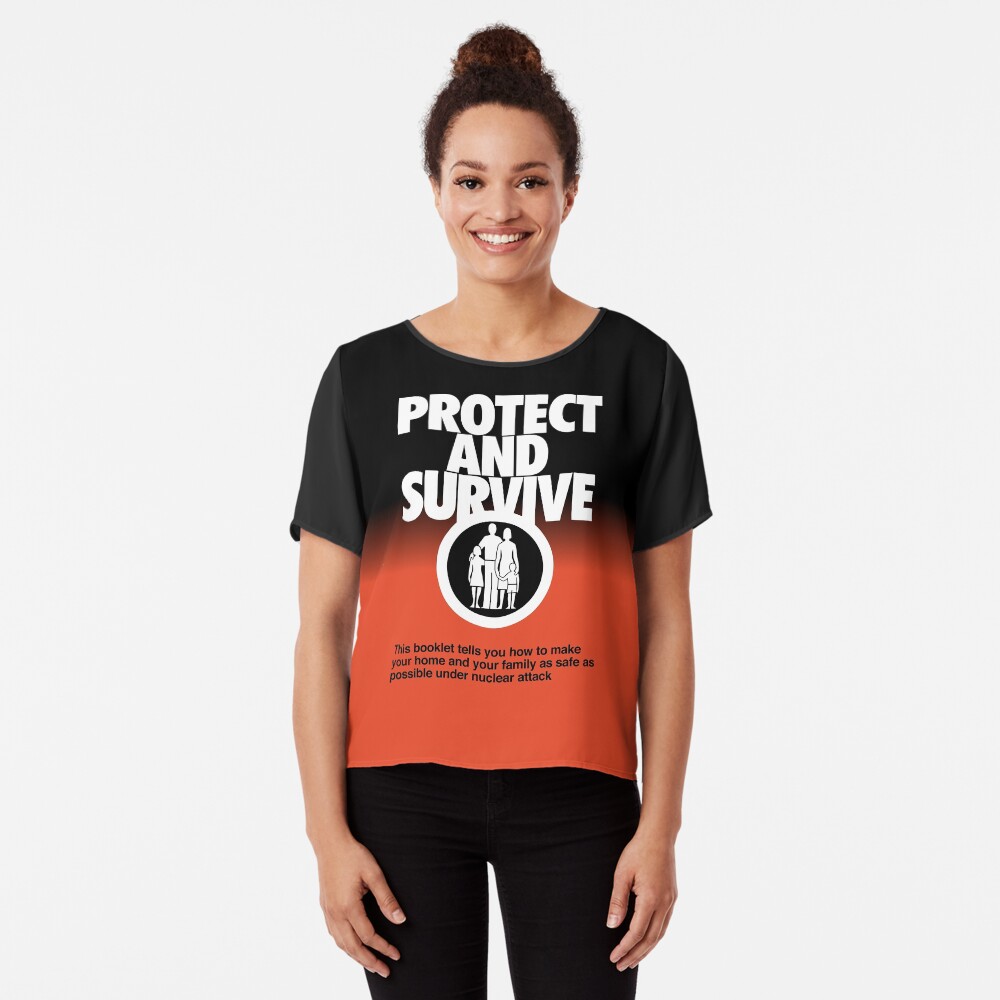 NDVH Protect and Survive Chiffon Top