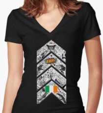 One Direction Inspired* Chevron Tattoo Women's Fitted V-Neck T-Shirt