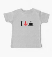 I HEART COFFEE Baby Tee