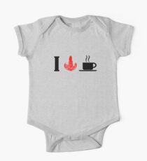 I HEART COFFEE One Piece - Short Sleeve