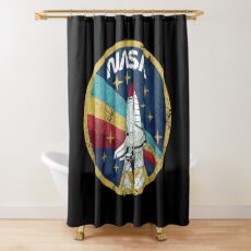 Nasa Vintage Farben V01 Duschvorhang