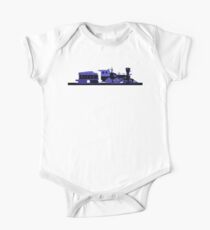train blue One Piece - Short Sleeve