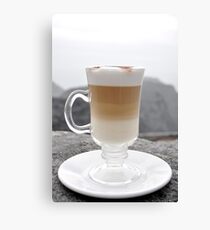 Layered Latte Canvas Print