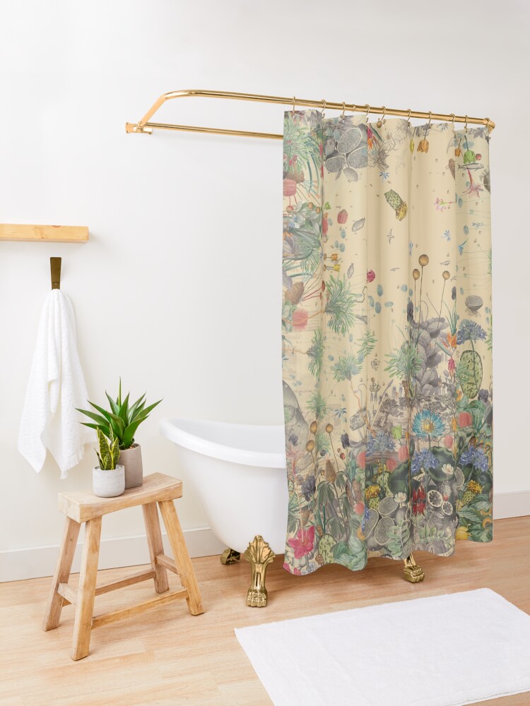 Alternate view of Garden Surround Shower Curtain