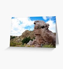 Interesting rock formation Greeting Card