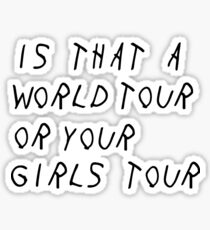 World Tour Sticker