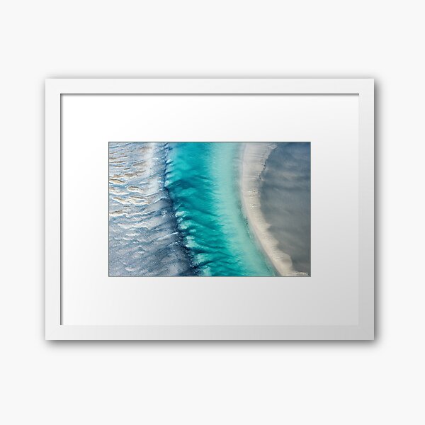 Ocean Channel Framed Art Print