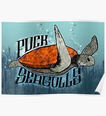Fuck Seagulls Poster