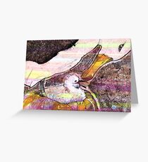 Chicken Scratch Greeting Card