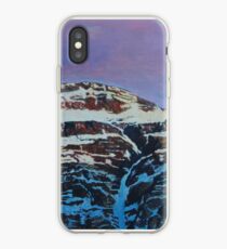 Everest - North face with moon iPhone Case