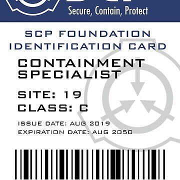 SCP Foundation Logo Emblem Cut Vinyl Decal up to 12 Inches 