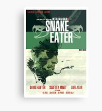 Snake Eater - Metal Gear Metal Print