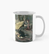 MARINA LAY UPON A COUCH AND FONDLED A FIERY DRAGON WITH HER RIGHT HAND Classic Mug