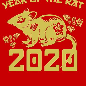 Year Of The Rat Chinese Zodiac New Year 2020 Poster