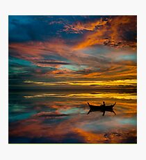 Sunset in Thailand Photographic Print