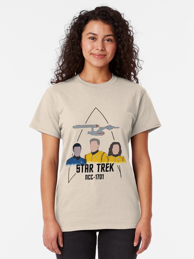 T-shirt classique ''Équipage de pont NCC-1701' : autre vue