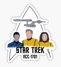 NCC-1701 bridge crew Sticker