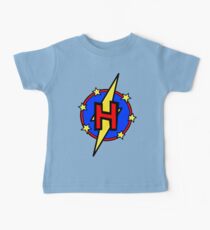 Cute Little SuperHero Geek - Super Letter H Baby T-Shirt