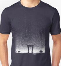 Japan Night at Torii Gate Unisex T-Shirt
