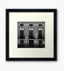 Old facade Framed Print