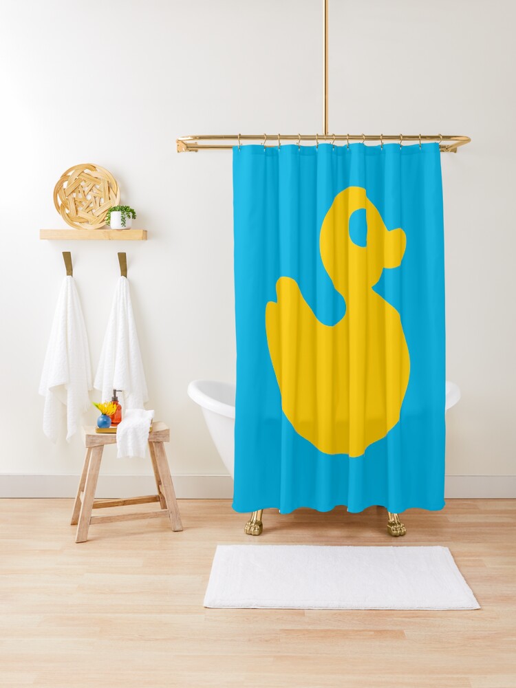 Floating Rubber Duck Shower Curtain By Xooxoo Redbubble
