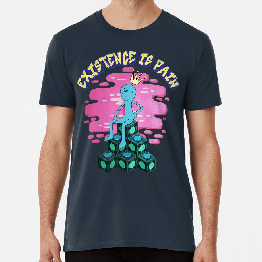 Rick and Morty | Mr. Meeseeks - Existence is pain Premium T-Shirt