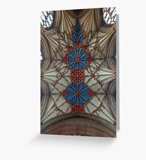 Abbey Ceiling Greeting Card