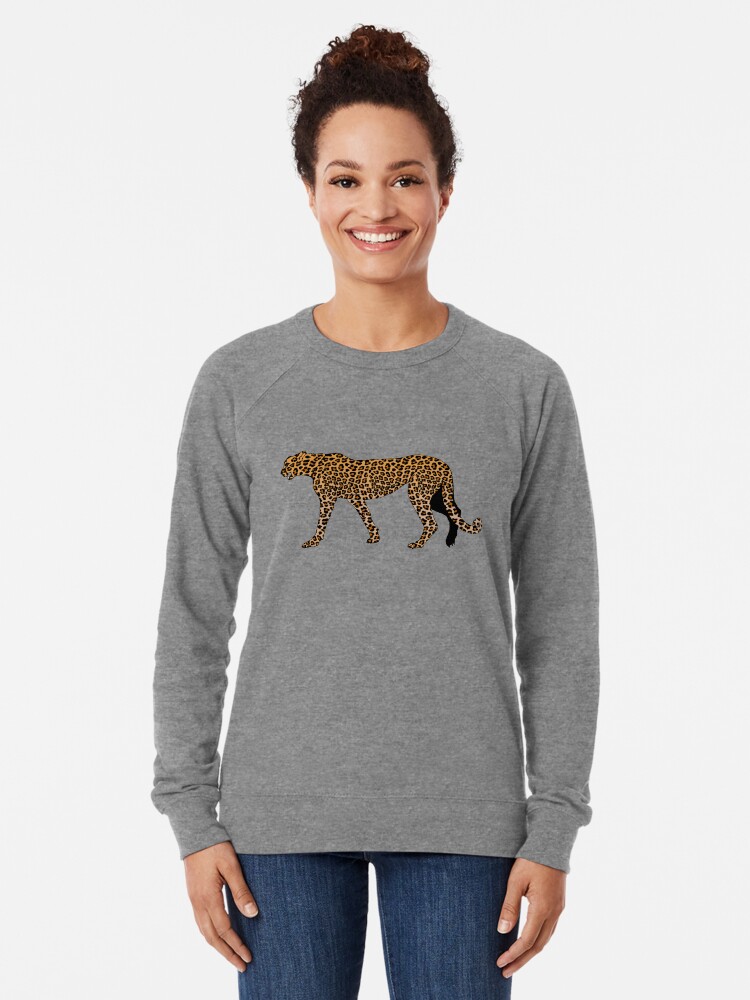 Alternate view of Leopard print Lightweight Sweatshirt
