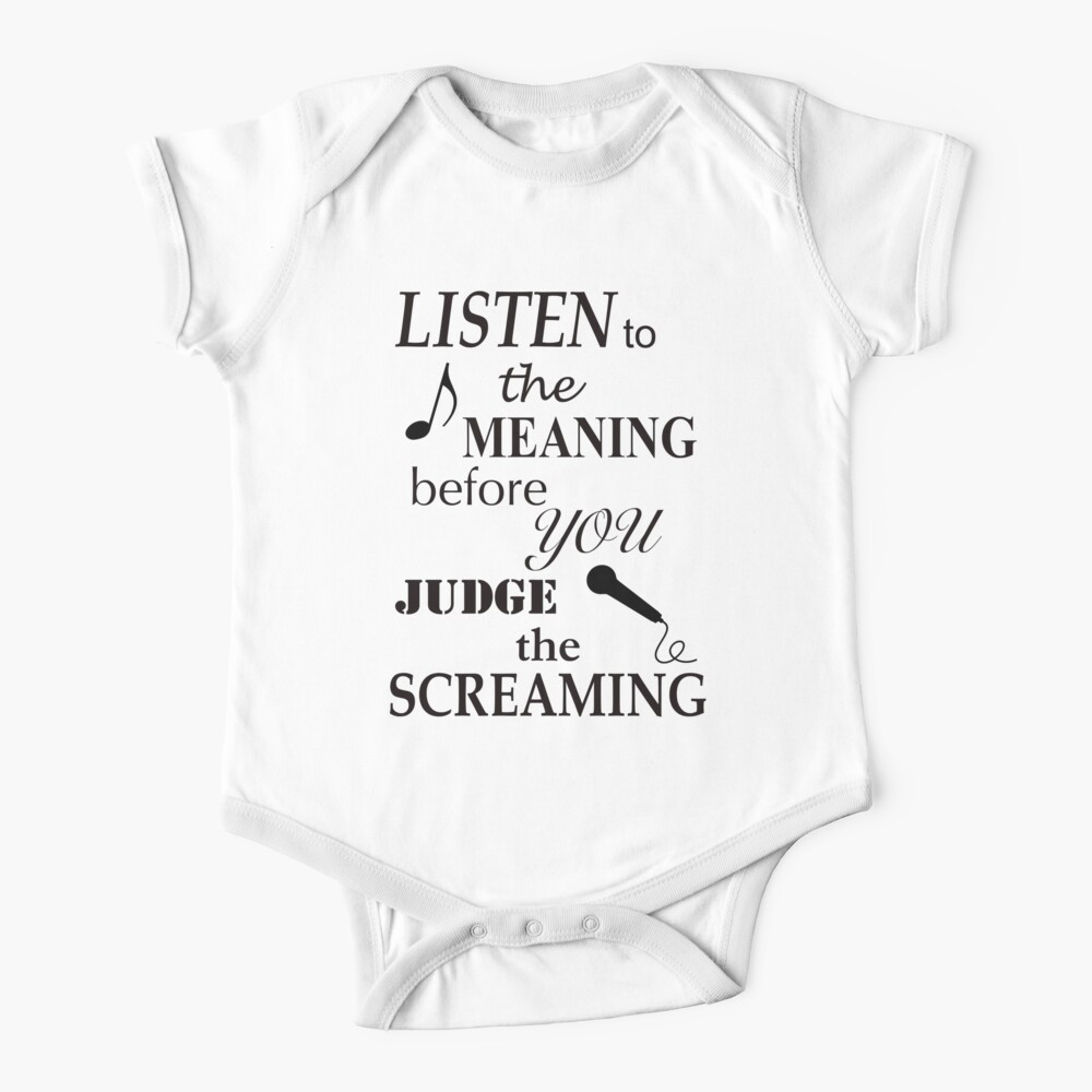 Listen To The Meaning Before You Judge The Screaming Baby One-Piece