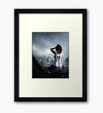 the corset of a angel Framed Print