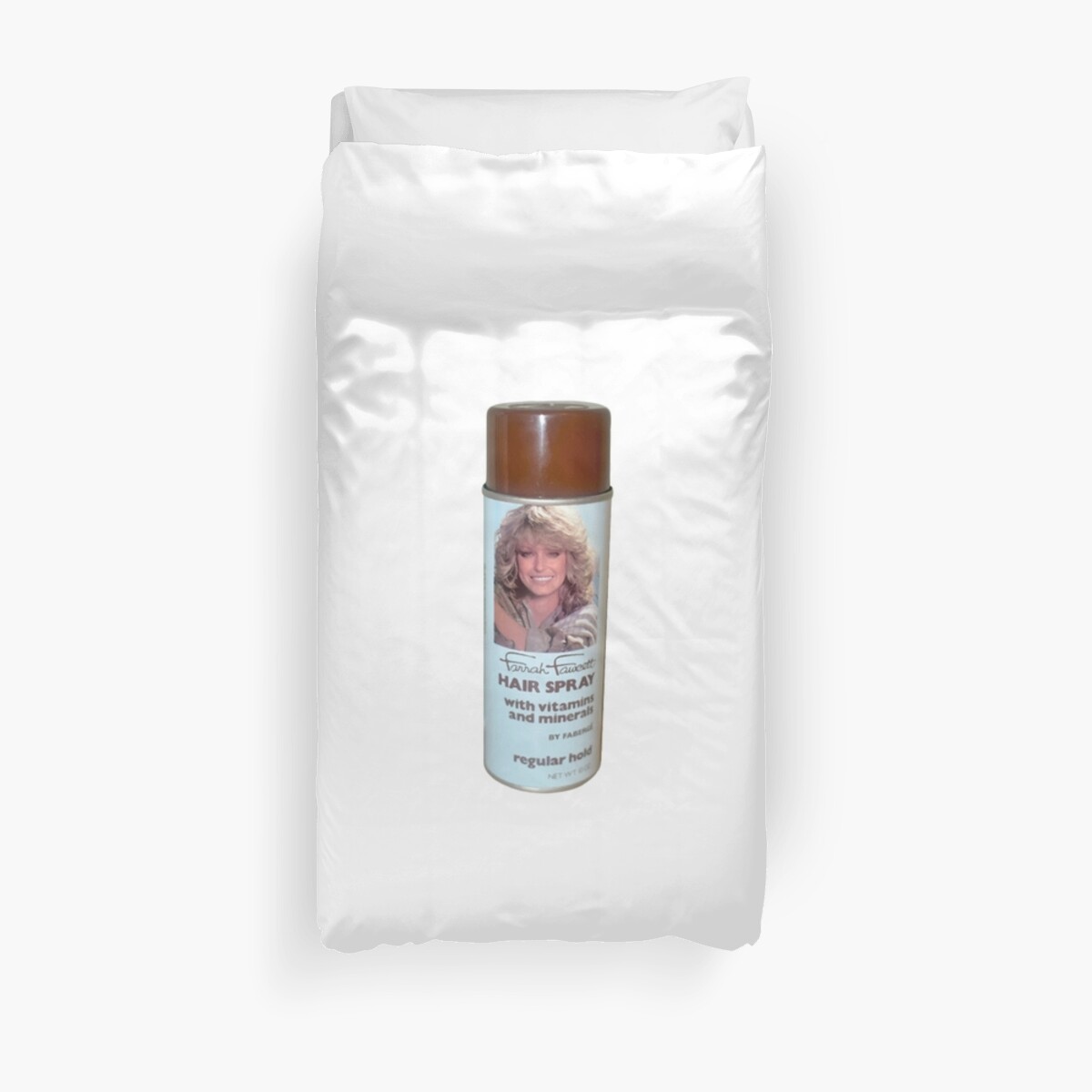 Farrah Fawcett Spray Stranger Things 3 Duvet Cover By Isadroz