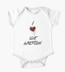 I love wrestling One Piece - Short Sleeve