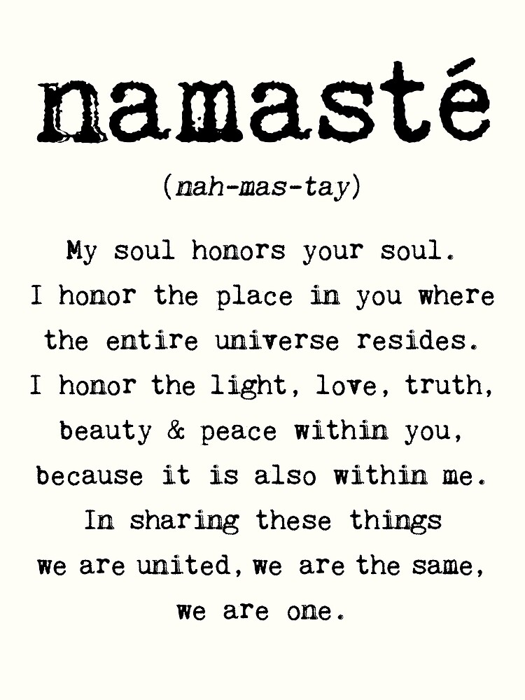 Namaste. by wolfandbird