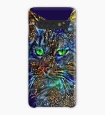 Artificial neural style Starry night wild cat Case/Skin for Samsung Galaxy