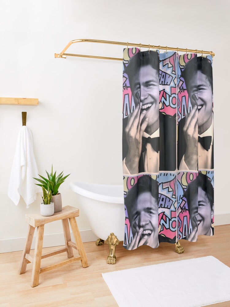 Alternate view of Ansel Elgort Shower Curtain