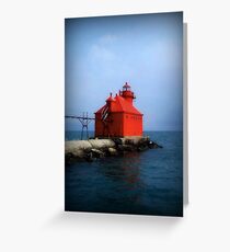 Sturgeon Bay Canal North Pierhead Light © Greeting Card