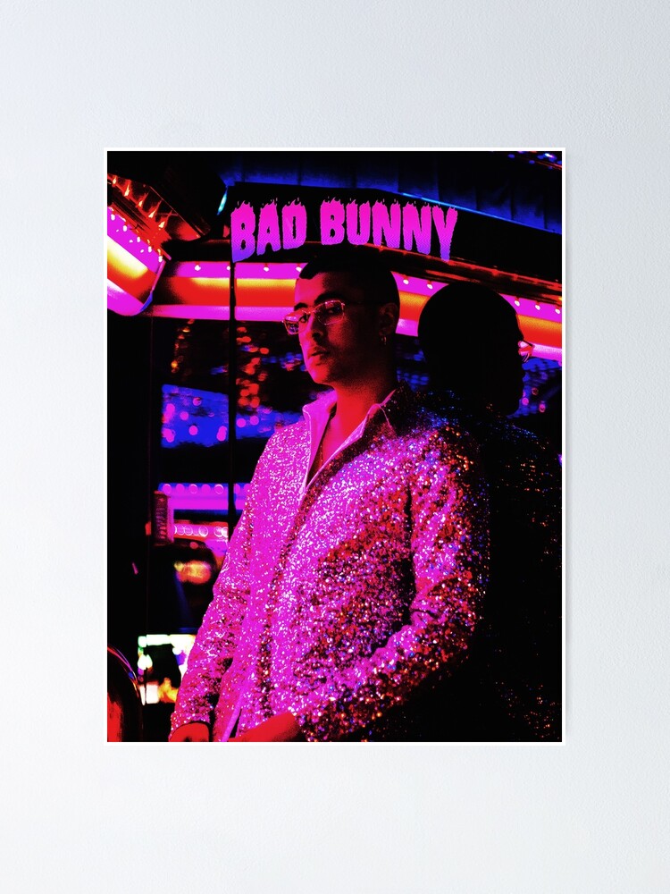 Alternative Ansicht von Stil Bad Bunny Tour 2019 Bedakan Poster