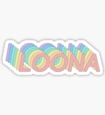 LOONA Typography Sticker