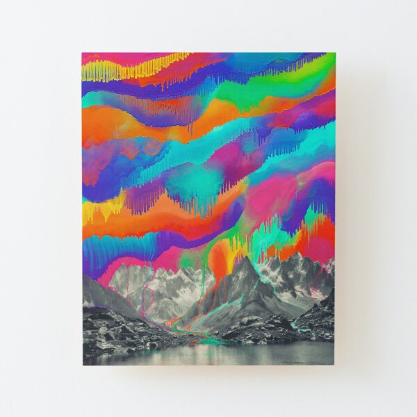 COLOURFUL RAINBOW BUDDHA POP ART ETHNIC BOX CANVAS PRINT WALL ART PICTURE