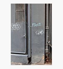 Fixie Photographic Print