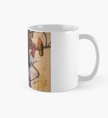 Vögel und Altertümer reihen sich aneinander Tasse (Standard)