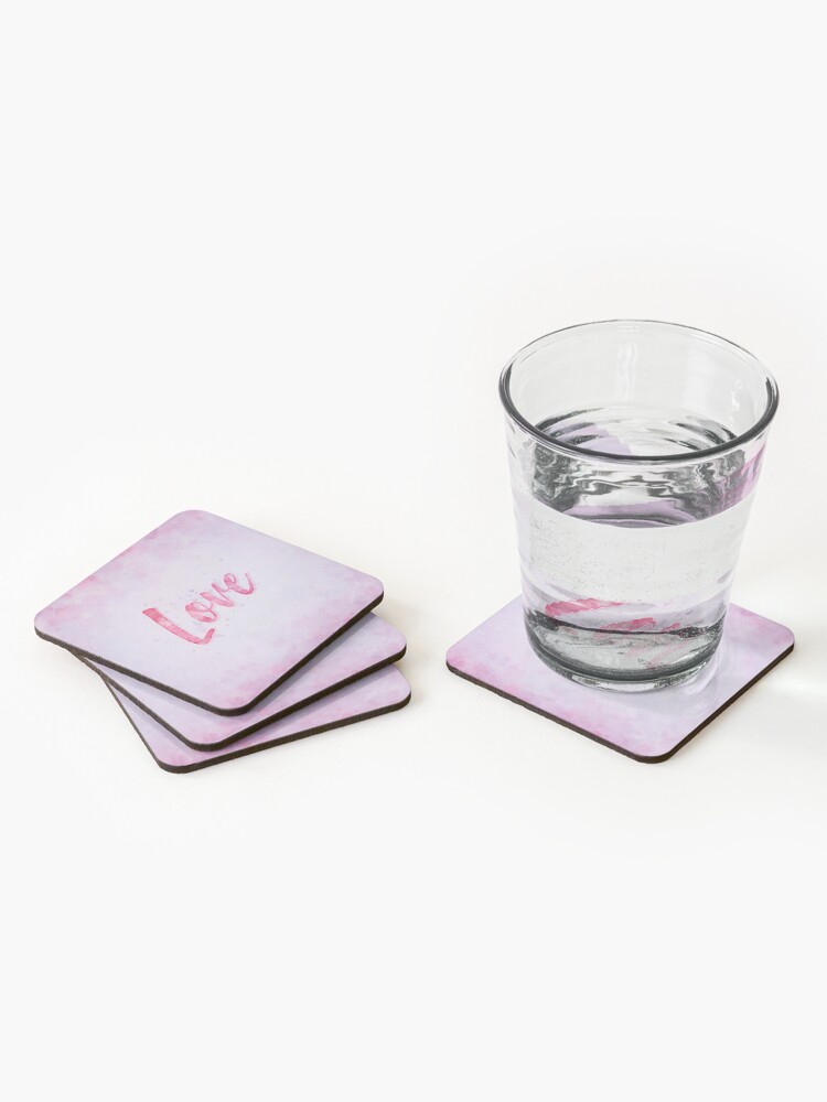 Alternate view of Love Coasters (Set of 4)