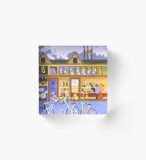 Alice's Coffeehouse Acrylic Block