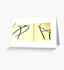 LIGNES I Greeting Card