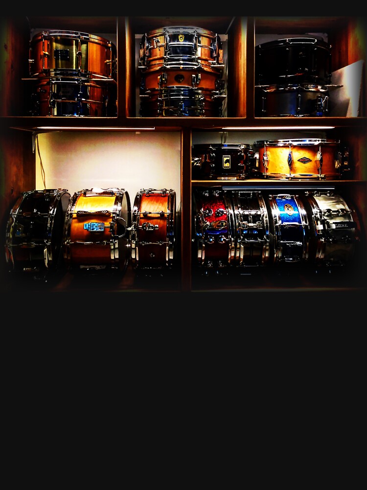 Pretty Snare Drums All In A Row by douglasewelch