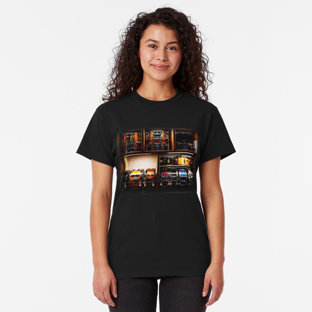 Pretty Snare Drums All In A Row Classic T-Shirt