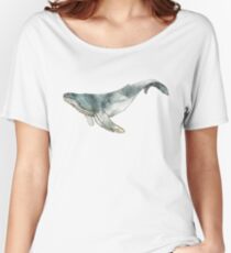 Camiseta ancha Ballena jorobada