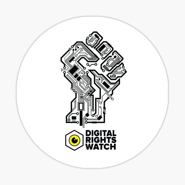 Fight for your digital rights Sticker